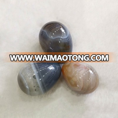 Agate Eggs Natural Grey Agate Large Egg 5-8cm Healing Stone