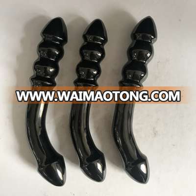 natural black obsidian crystal wand yoni healing dildo crystal healing massage wand